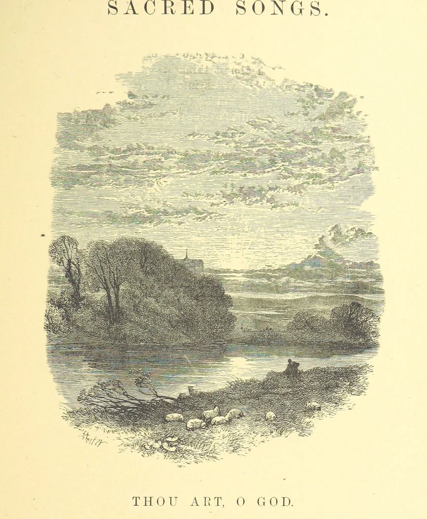 An illustration from Moore's Irish Melodies, Lalla Rookh, National Airs, Legendary Ballads, Songs, etc., with a memoir by J. F. Waller. Illustrations, etc, 1867, leaf 599