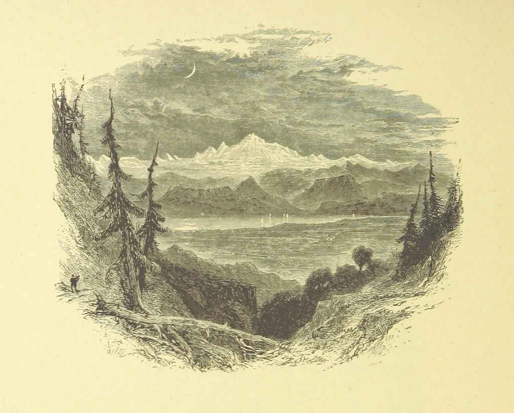 An illustration from Moore's Irish Melodies, Lalla Rookh, National Airs, Legendary Ballads, Songs, etc., with a memoir by J. F. Waller. Illustrations, etc, 1867, leaf 648