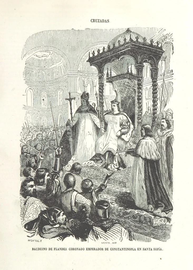 An illustration from Los Héroes y las Maravillas del Mundo. ... Anales del mundo desde los tiempos bíblicos hasta nuestros dias. ... Gran Memorandum histórico ... que comprende íntegras las obras siguientes. La Imparcial ... Historia Universal, escrita por el sabio Benedictino Clemente y su tan celebrado Arte de comprobar los datos de las fechas históricas, crónicas y otros antiguos documentos; ... continuada hasta hoy dia por M. de Saint Allais; la Historia de Alejandro el Grande, escrita por Quinto Curcio, la de Cártago y Roma, Anibal y los Escipiones, Pompeyo y Cesar, continuados los famosos Comentarios de este último; la de la guerra de Yugurta y Catilina, trasladado íntegro todo el Salustio. La Historia de la guerra de los Judios contra los Romanos. ... Descripcion del Capitolio, destruccion de Jerusalen, Martirio de los Macabeos, etc. escrita por Flavio Josefo, traducida del original Griego ... acompañadas dichas historias con las fideles tablas cronológicas de la citada obra de Clemente. ... Seguido todo de los tan celebrados cuadros de la pintura del hombre y de las maravillas que le rodean por ... Buffon, Cuvier, Lacepede, ... precedido del discurso sobre la Historia Universal por ... Bossuet. ... Dispuesto, ordenado, y completado el cuerpo general de la obra hasta el dia que termine por D. de Mora y Casarusa. Revisada la parte religiosa que comprende por I. Sayol y Echevarría. ... Quinta edicion, 1855, leaf 151