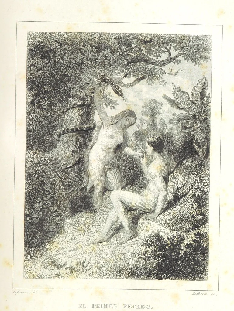 An illustration from Los Héroes y las Maravillas del Mundo. ... Anales del mundo desde los tiempos bíblicos hasta nuestros dias. ... Gran Memorandum histórico ... que comprende íntegras las obras siguientes. La Imparcial ... Historia Universal, escrita por el sabio Benedictino Clemente y su tan celebrado Arte de comprobar los datos de las fechas históricas, crónicas y otros antiguos documentos; ... continuada hasta hoy dia por M. de Saint Allais; la Historia de Alejandro el Grande, escrita por Quinto Curcio, la de Cártago y Roma, Anibal y los Escipiones, Pompeyo y Cesar, continuados los famosos Comentarios de este último; la de la guerra de Yugurta y Catilina, trasladado íntegro todo el Salustio. La Historia de la guerra de los Judios contra los Romanos. ... Descripcion del Capitolio, destruccion de Jerusalen, Martirio de los Macabeos, etc. escrita por Flavio Josefo, traducida del original Griego ... acompañadas dichas historias con las fideles tablas cronológicas de la citada obra de Clemente. ... Seguido todo de los tan celebrados cuadros de la pintura del hombre y de las maravillas que le rodean por ... Buffon, Cuvier, Lacepede, ... precedido del discurso sobre la Historia Universal por ... Bossuet. ... Dispuesto, ordenado, y completado el cuerpo general de la obra hasta el dia que termine por D. de Mora y Casarusa. Revisada la parte religiosa que comprende por I. Sayol y Echevarría. ... Quinta edicion, 1855, leaf 253