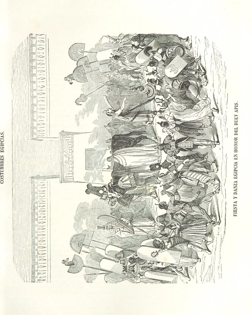 An illustration from Los Héroes y las Maravillas del Mundo. ... Anales del mundo desde los tiempos bíblicos hasta nuestros dias. ... Gran Memorandum histórico ... que comprende íntegras las obras siguientes. La Imparcial ... Historia Universal, escrita por el sabio Benedictino Clemente y su tan celebrado Arte de comprobar los datos de las fechas históricas, crónicas y otros antiguos documentos; ... continuada hasta hoy dia por M. de Saint Allais; la Historia de Alejandro el Grande, escrita por Quinto Curcio, la de Cártago y Roma, Anibal y los Escipiones, Pompeyo y Cesar, continuados los famosos Comentarios de este último; la de la guerra de Yugurta y Catilina, trasladado íntegro todo el Salustio. La Historia de la guerra de los Judios contra los Romanos. ... Descripcion del Capitolio, destruccion de Jerusalen, Martirio de los Macabeos, etc. escrita por Flavio Josefo, traducida del original Griego ... acompañadas dichas historias con las fideles tablas cronológicas de la citada obra de Clemente. ... Seguido todo de los tan celebrados cuadros de la pintura del hombre y de las maravillas que le rodean por ... Buffon, Cuvier, Lacepede, ... precedido del discurso sobre la Historia Universal por ... Bossuet. ... Dispuesto, ordenado, y completado el cuerpo general de la obra hasta el dia que termine por D. de Mora y Casarusa. Revisada la parte religiosa que comprende por I. Sayol y Echevarría. ... Quinta edicion, 1855, leaf 879