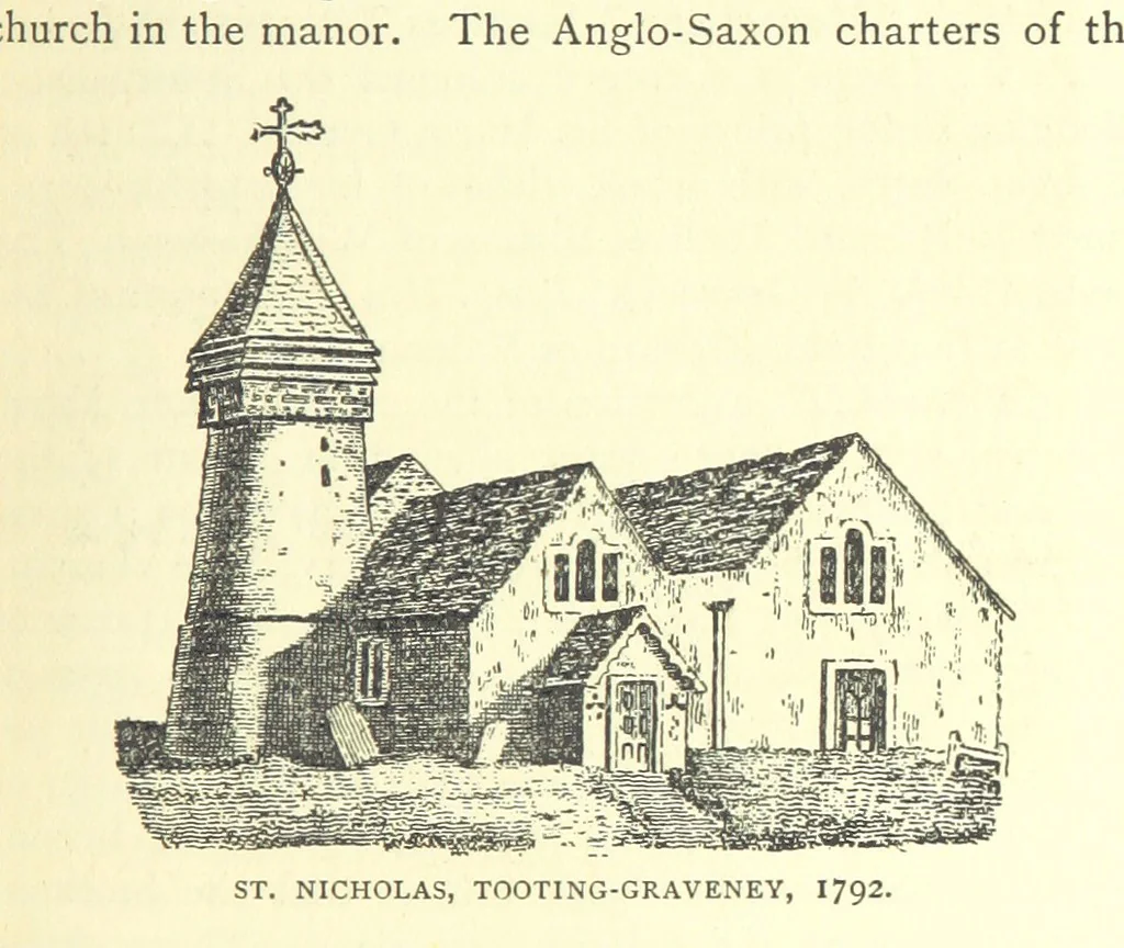 An illustration from The History of Tooting-Graveney, Surrey. Compiled from original documents, 1897, leaf 61