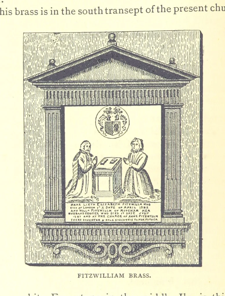 An illustration from The History of Tooting-Graveney, Surrey. Compiled from original documents, 1897, leaf 72