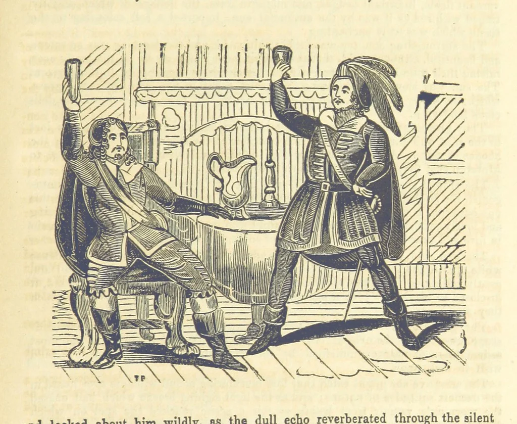 An illustration from Moreton: or, the Doomed House. A romance, 1847, leaf 109