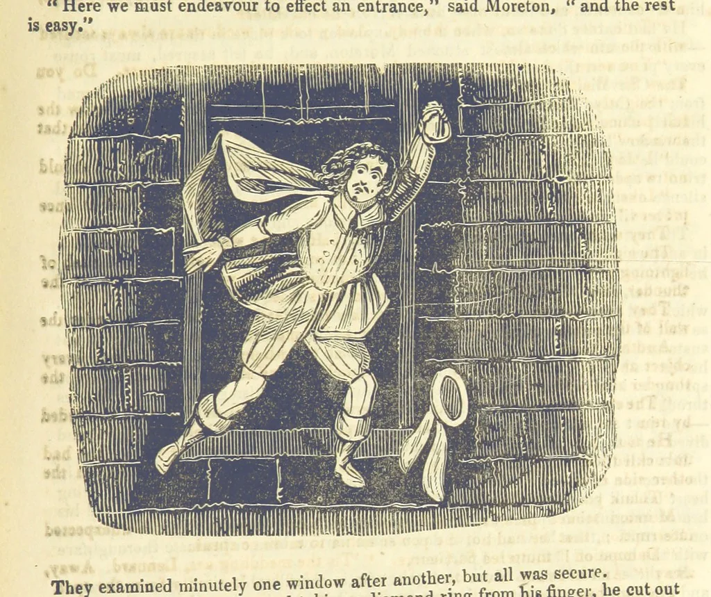 An illustration from Moreton: or, the Doomed House. A romance, 1847, leaf 137