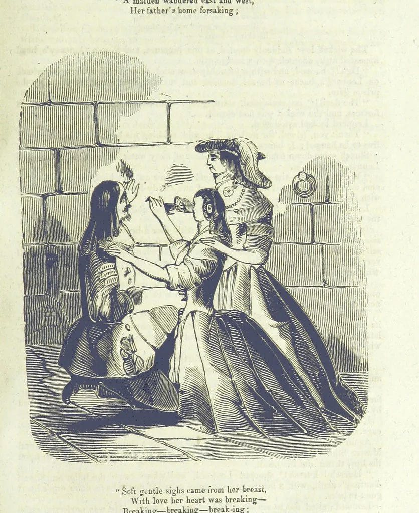 An illustration from Moreton: or, the Doomed House. A romance, 1847, leaf 89