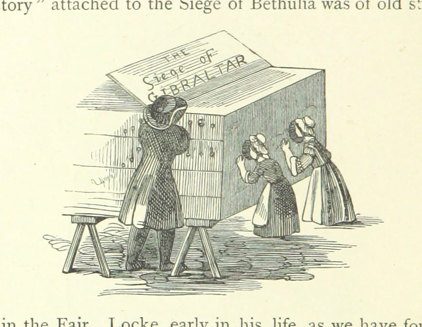 An illustration from Memoirs of Bartholomew Fair ... Fourth edition, 1892, leaf 340