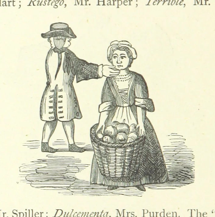 An illustration from Memoirs of Bartholomew Fair ... Fourth edition, 1892, leaf 340