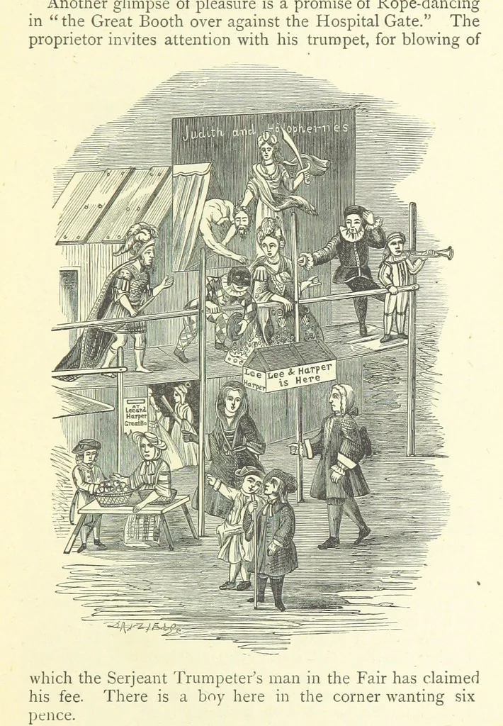 An illustration from Memoirs of Bartholomew Fair ... Fourth edition, 1892, leaf 341