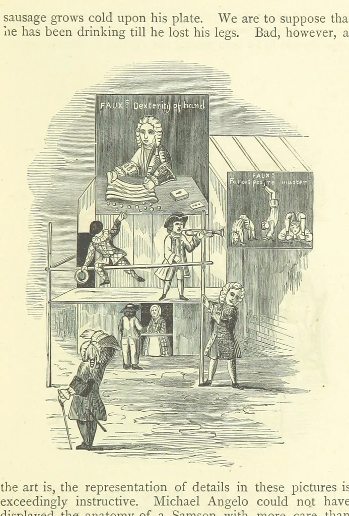 An illustration from Memoirs of Bartholomew Fair ... Fourth edition, 1892, leaf 343
