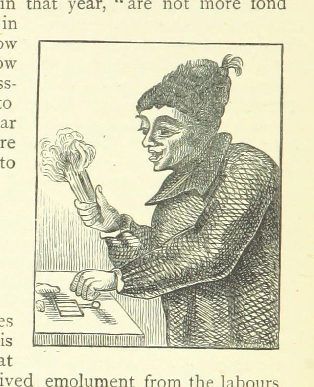 An illustration from Memoirs of Bartholomew Fair ... Fourth edition, 1892, leaf 376