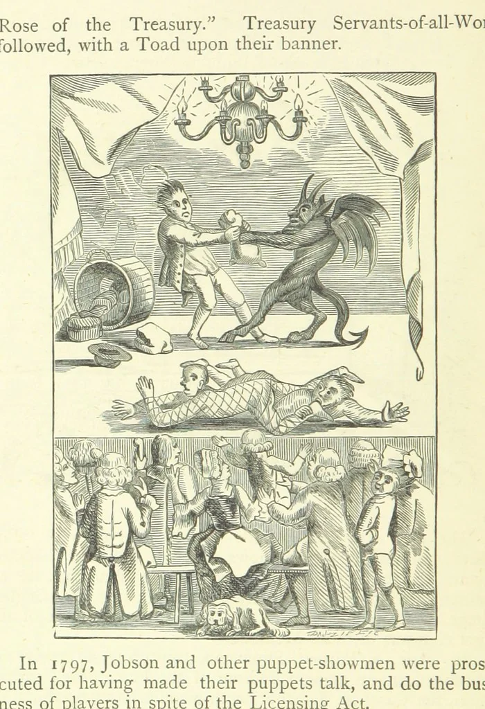 An illustration from Memoirs of Bartholomew Fair ... Fourth edition, 1892, leaf 390