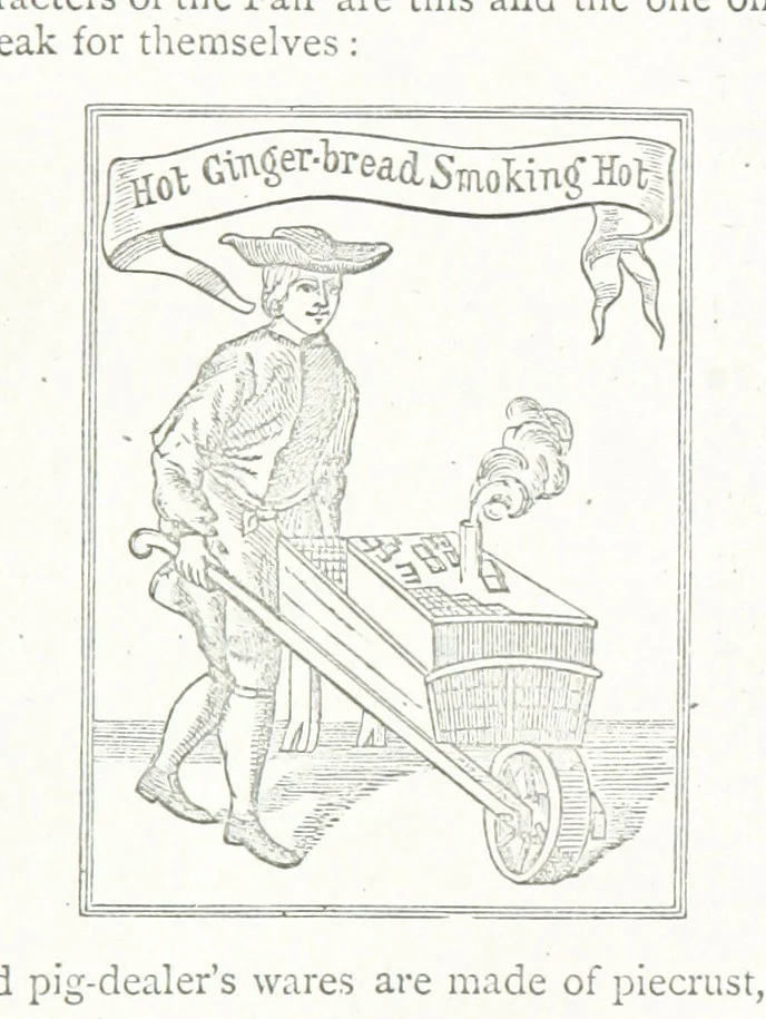 An illustration from Memoirs of Bartholomew Fair ... Fourth edition, 1892, leaf 417