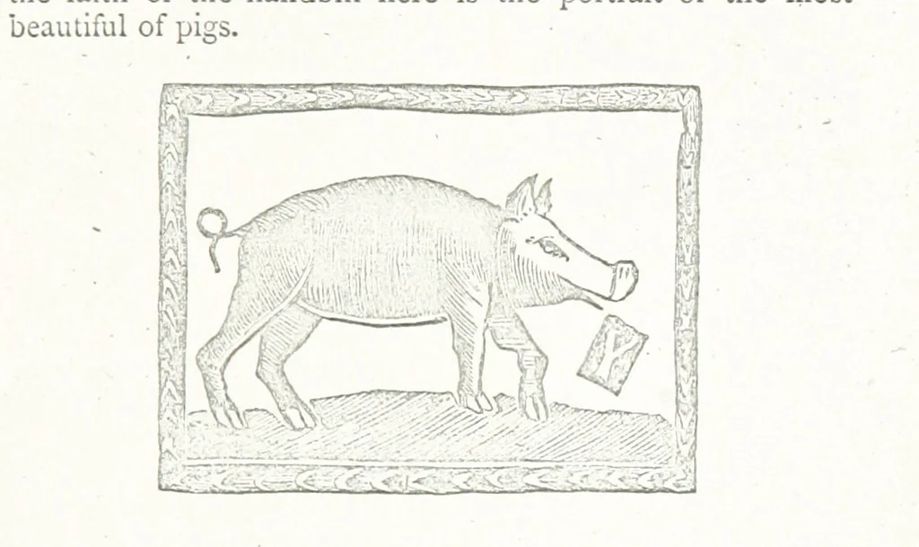 An illustration from Memoirs of Bartholomew Fair ... Fourth edition, 1892, leaf 421