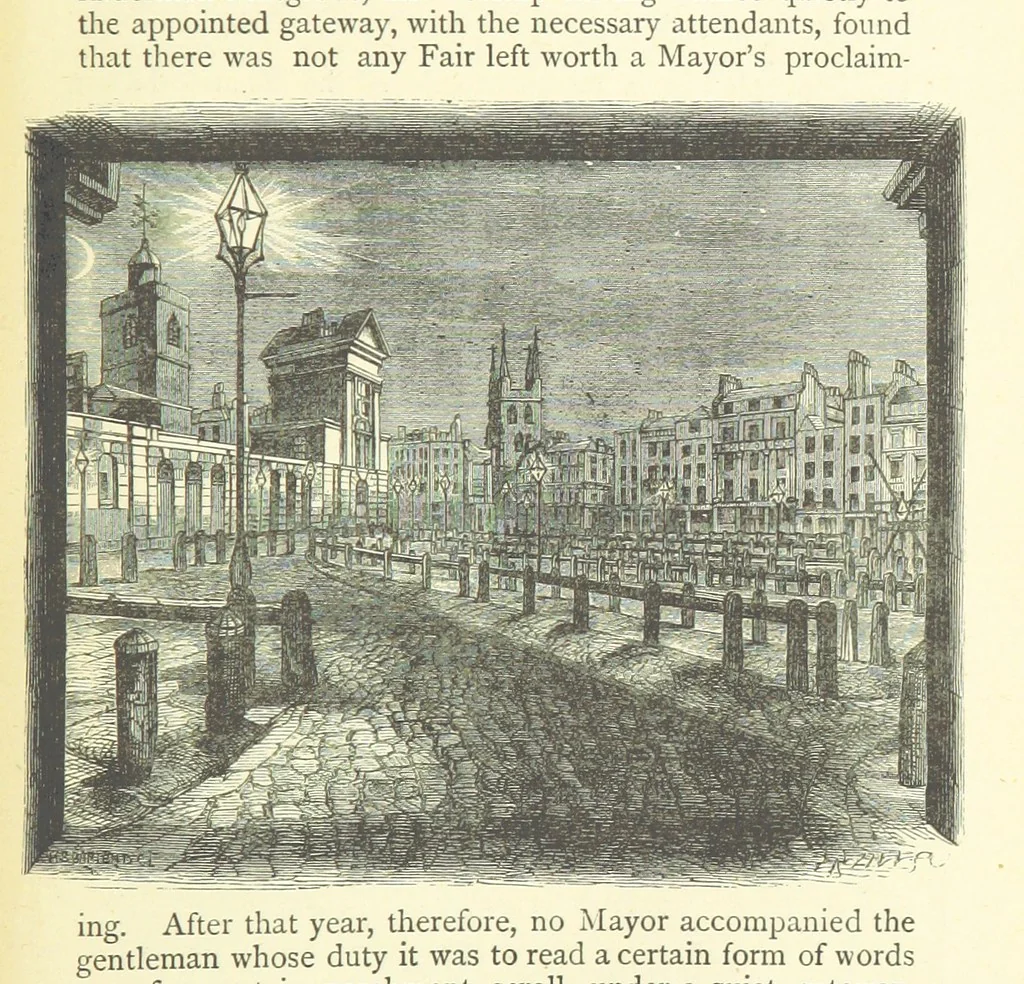 An illustration from Memoirs of Bartholomew Fair ... Fourth edition, 1892, leaf 435
