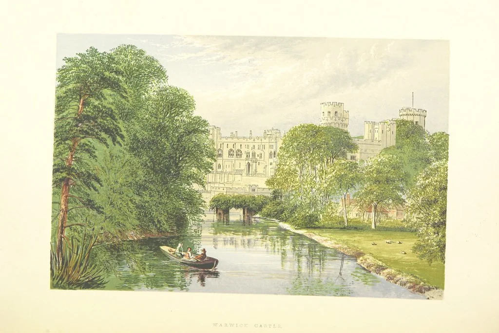An illustration from The Ancestral Homes of Britain; containing examples of its noblest castles, halls, and mansions. With ... coloured illustrations ... and biographical and historical notices, 1868, leaf 120