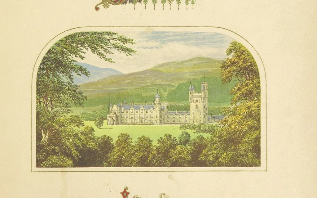 An illustration from The Ancestral Homes of Britain; containing examples of its noblest castles, halls, and mansions. With ... coloured illustrations ... and biographical and historical notices, 1868, leaf 7