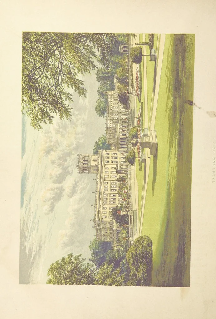 An illustration from The County Seats of the Noblemen and Gentlemen of Great Britain and Ireland. vol. 1, 2. (Vol. 3-5. A Series of Picturesque Views of Seats of the Noblemen ... of Great Britain and Ireland. With descriptive letterpress.), 1866, leaf 120