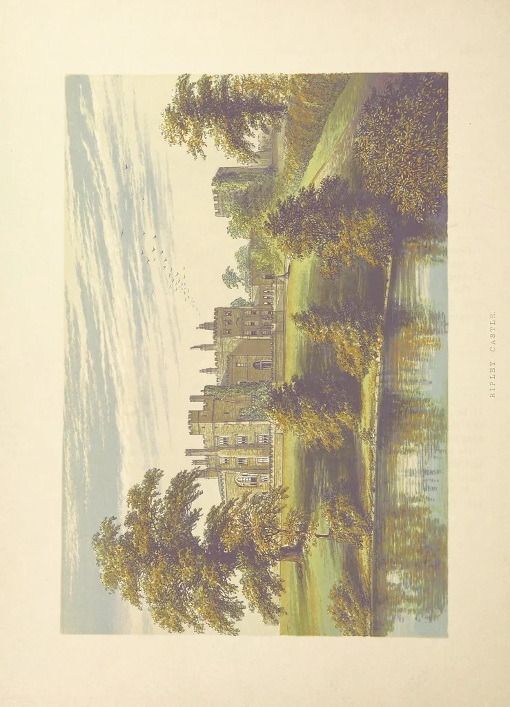 An illustration from The County Seats of the Noblemen and Gentlemen of Great Britain and Ireland. vol. 1, 2. (Vol. 3-5. A Series of Picturesque Views of Seats of the Noblemen ... of Great Britain and Ireland. With descriptive letterpress.), 1866, leaf 128