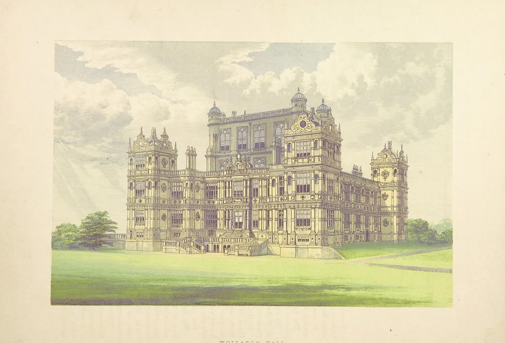 An illustration from The County Seats of the Noblemen and Gentlemen of Great Britain and Ireland. vol. 1, 2. (Vol. 3-5. A Series of Picturesque Views of Seats of the Noblemen ... of Great Britain and Ireland. With descriptive letterpress.), 1866, leaf 148