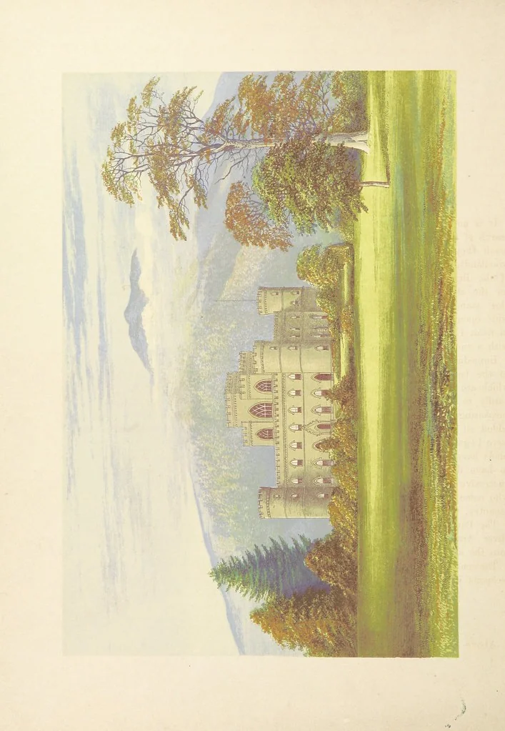 An illustration from The County Seats of the Noblemen and Gentlemen of Great Britain and Ireland. vol. 1, 2. (Vol. 3-5. A Series of Picturesque Views of Seats of the Noblemen ... of Great Britain and Ireland. With descriptive letterpress.), 1866, leaf 152