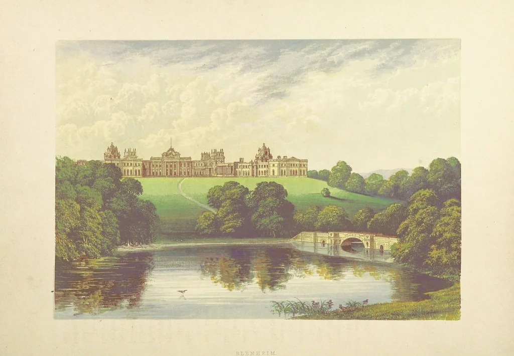 An illustration from The County Seats of the Noblemen and Gentlemen of Great Britain and Ireland. vol. 1, 2. (Vol. 3-5. A Series of Picturesque Views of Seats of the Noblemen ... of Great Britain and Ireland. With descriptive letterpress.), 1866, leaf 158