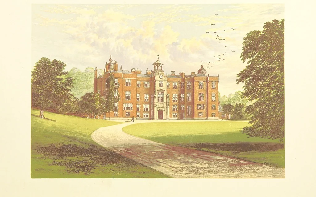 An illustration from The County Seats of the Noblemen and Gentlemen of Great Britain and Ireland. vol. 1, 2. (Vol. 3-5. A Series of Picturesque Views of Seats of the Noblemen ... of Great Britain and Ireland. With descriptive letterpress.), 1866, leaf 200