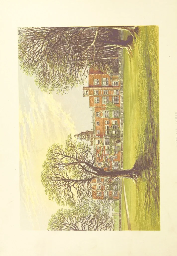 An illustration from The County Seats of the Noblemen and Gentlemen of Great Britain and Ireland. vol. 1, 2. (Vol. 3-5. A Series of Picturesque Views of Seats of the Noblemen ... of Great Britain and Ireland. With descriptive letterpress.), 1866, leaf 208