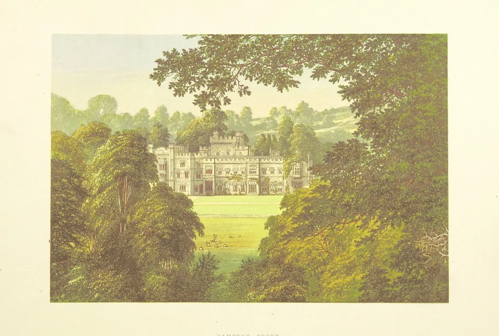 An illustration from The County Seats of the Noblemen and Gentlemen of Great Britain and Ireland. vol. 1, 2. (Vol. 3-5. A Series of Picturesque Views of Seats of the Noblemen ... of Great Britain and Ireland. With descriptive letterpress.), 1866, leaf 212