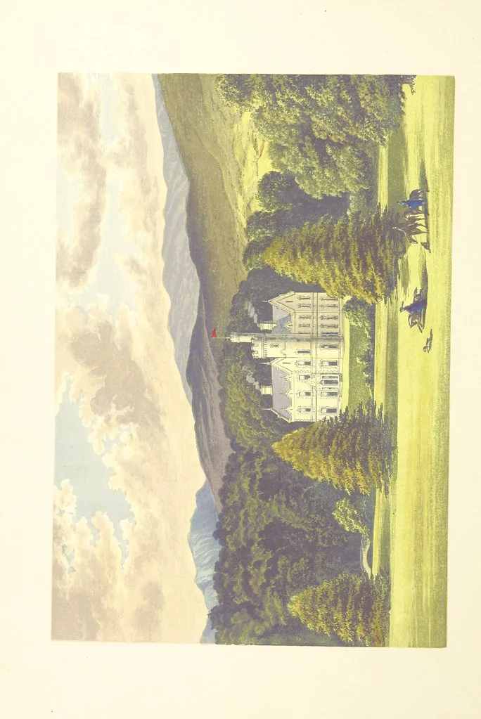 An illustration from The County Seats of the Noblemen and Gentlemen of Great Britain and Ireland. vol. 1, 2. (Vol. 3-5. A Series of Picturesque Views of Seats of the Noblemen ... of Great Britain and Ireland. With descriptive letterpress.), 1866, leaf 232
