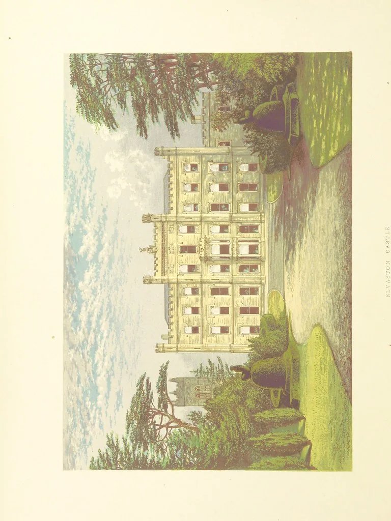 An illustration from The County Seats of the Noblemen and Gentlemen of Great Britain and Ireland. vol. 1, 2. (Vol. 3-5. A Series of Picturesque Views of Seats of the Noblemen ... of Great Britain and Ireland. With descriptive letterpress.), 1866, leaf 236