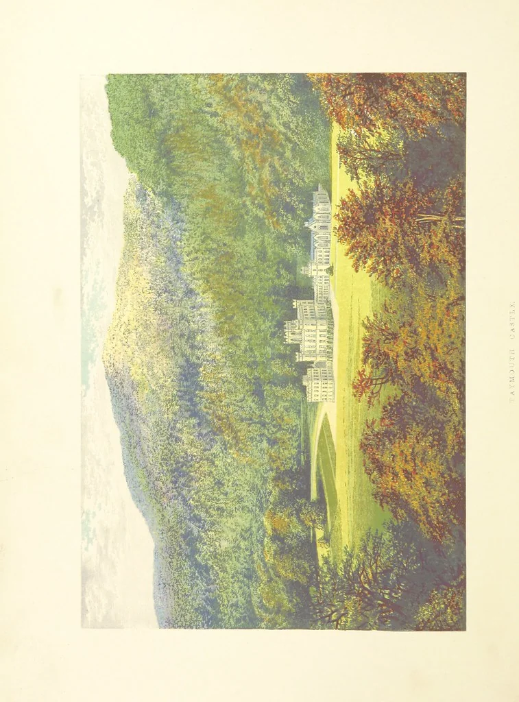 An illustration from The County Seats of the Noblemen and Gentlemen of Great Britain and Ireland. vol. 1, 2. (Vol. 3-5. A Series of Picturesque Views of Seats of the Noblemen ... of Great Britain and Ireland. With descriptive letterpress.), 1866, leaf 256
