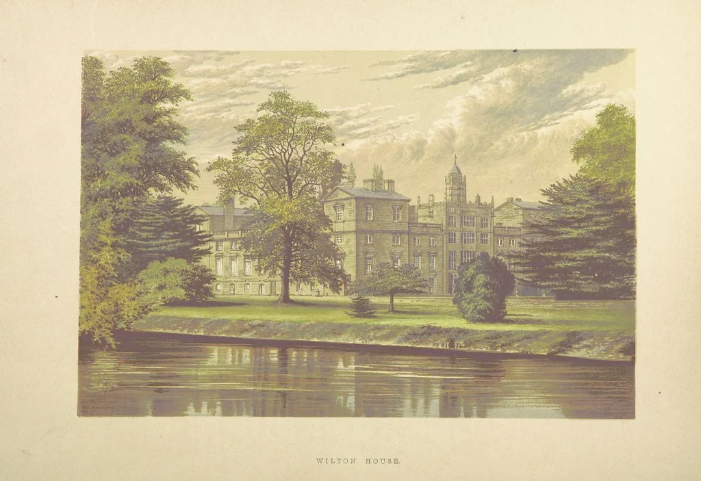 An illustration from The County Seats of the Noblemen and Gentlemen of Great Britain and Ireland. vol. 1, 2. (Vol. 3-5. A Series of Picturesque Views of Seats of the Noblemen ... of Great Britain and Ireland. With descriptive letterpress.), 1866, leaf 28