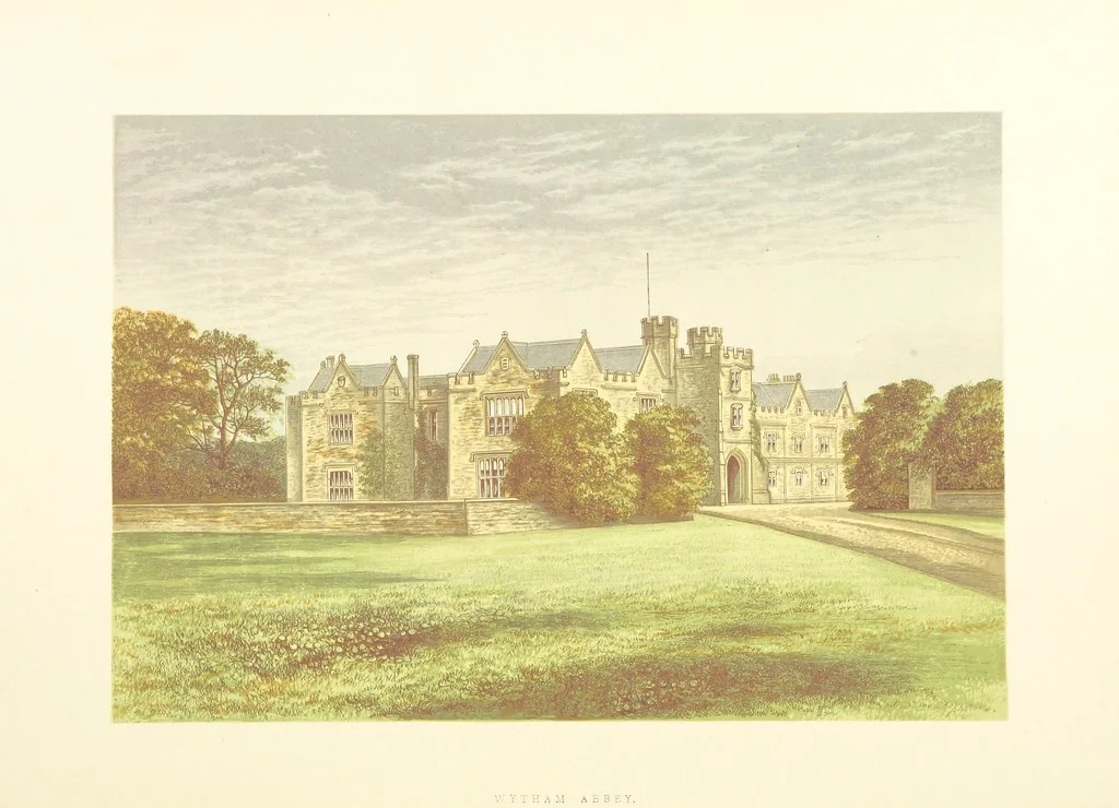 An illustration from The County Seats of the Noblemen and Gentlemen of Great Britain and Ireland. vol. 1, 2. (Vol. 3-5. A Series of Picturesque Views of Seats of the Noblemen ... of Great Britain and Ireland. With descriptive letterpress.), 1866, leaf 316