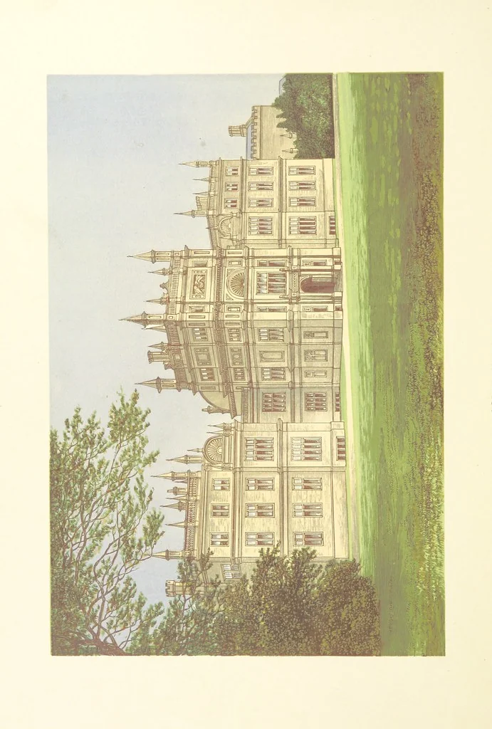 An illustration from The County Seats of the Noblemen and Gentlemen of Great Britain and Ireland. vol. 1, 2. (Vol. 3-5. A Series of Picturesque Views of Seats of the Noblemen ... of Great Britain and Ireland. With descriptive letterpress.), 1866, leaf 332