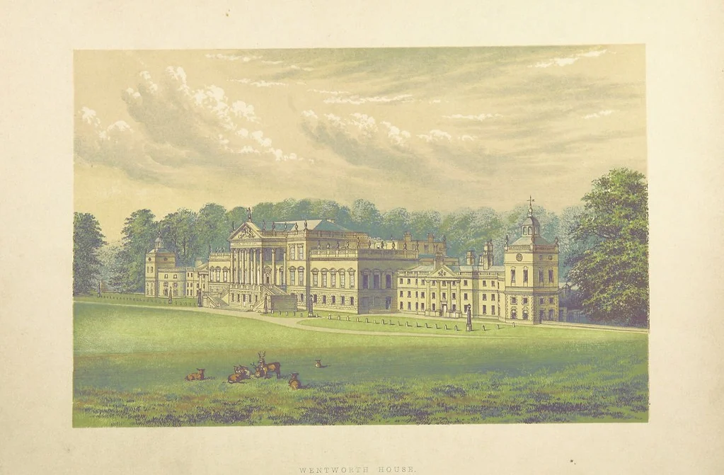 An illustration from The County Seats of the Noblemen and Gentlemen of Great Britain and Ireland. vol. 1, 2. (Vol. 3-5. A Series of Picturesque Views of Seats of the Noblemen ... of Great Britain and Ireland. With descriptive letterpress.), 1866, leaf 52