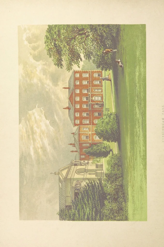 An illustration from The County Seats of the Noblemen and Gentlemen of Great Britain and Ireland. vol. 1, 2. (Vol. 3-5. A Series of Picturesque Views of Seats of the Noblemen ... of Great Britain and Ireland. With descriptive letterpress.), 1866, leaf 56
