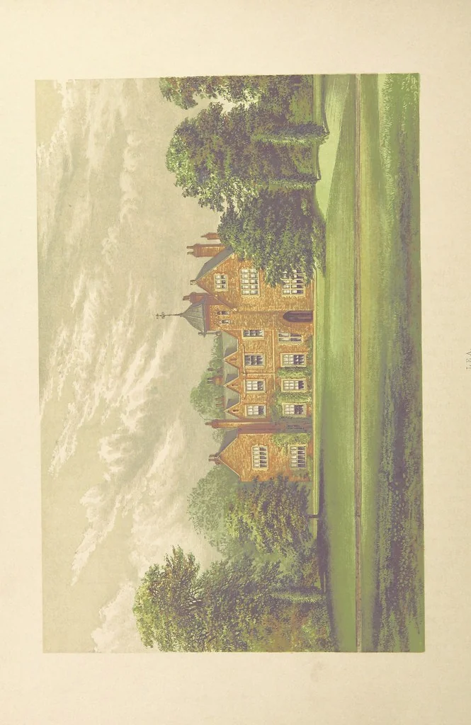 An illustration from The County Seats of the Noblemen and Gentlemen of Great Britain and Ireland. vol. 1, 2. (Vol. 3-5. A Series of Picturesque Views of Seats of the Noblemen ... of Great Britain and Ireland. With descriptive letterpress.), 1866, leaf 78