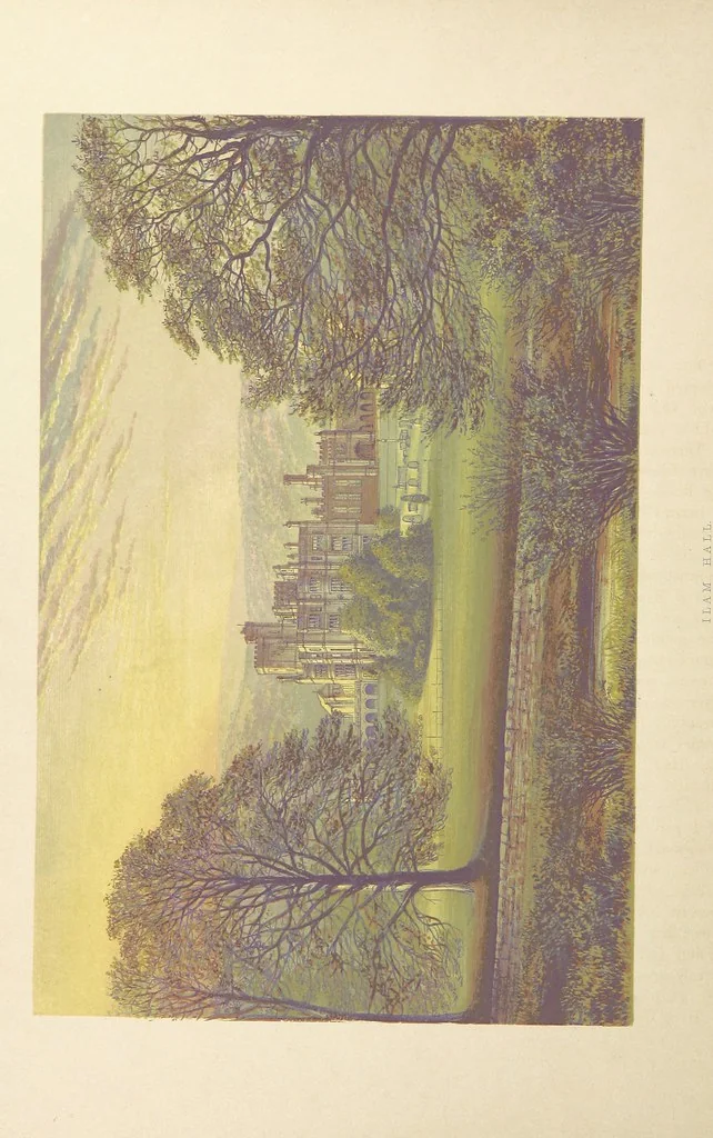 An illustration from The County Seats of the Noblemen and Gentlemen of Great Britain and Ireland. vol. 1, 2. (Vol. 3-5. A Series of Picturesque Views of Seats of the Noblemen ... of Great Britain and Ireland. With descriptive letterpress.), 1866, leaf 86