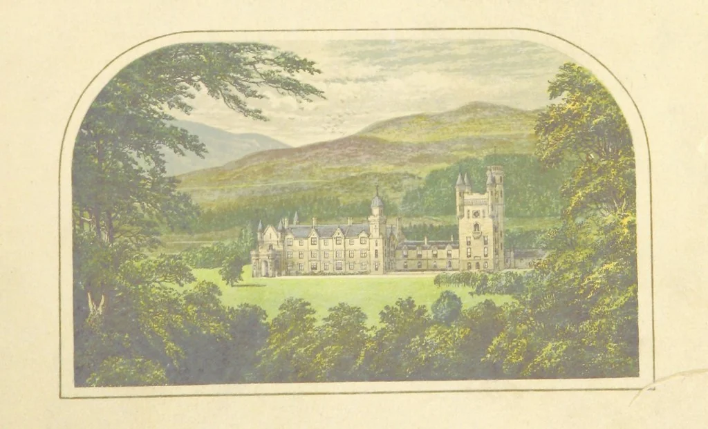 An illustration from The County Seats of the Noblemen and Gentlemen of Great Britain and Ireland. vol. 1, 2. (Vol. 3-5. A Series of Picturesque Views of Seats of the Noblemen ... of Great Britain and Ireland. With descriptive letterpress.), 1866, leaf 9