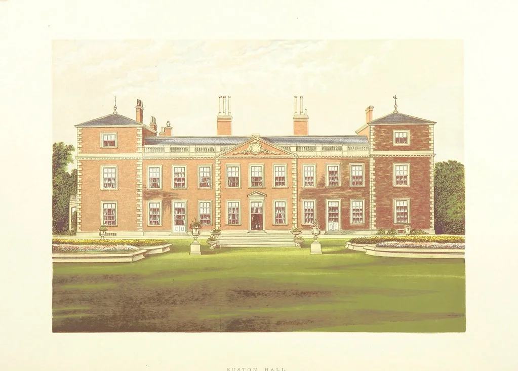 An illustration from The County Seats of the Noblemen and Gentlemen of Great Britain and Ireland. vol. 1, 2. (Vol. 3-5. A Series of Picturesque Views of Seats of the Noblemen ... of Great Britain and Ireland. With descriptive letterpress.), 1866, leaf 106