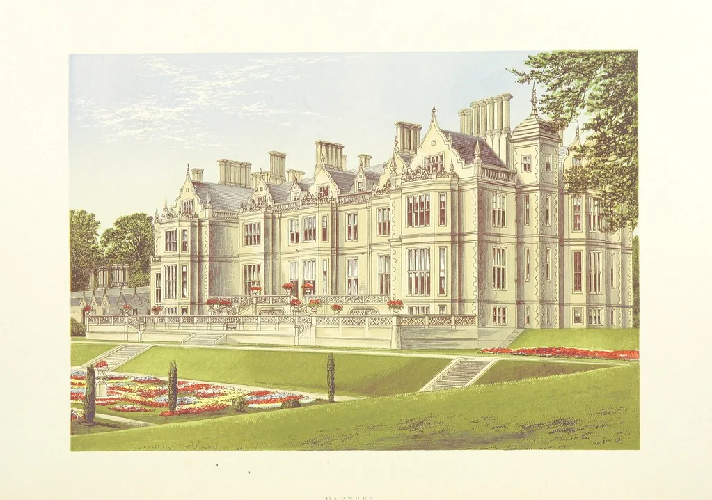 An illustration from The County Seats of the Noblemen and Gentlemen of Great Britain and Ireland. vol. 1, 2. (Vol. 3-5. A Series of Picturesque Views of Seats of the Noblemen ... of Great Britain and Ireland. With descriptive letterpress.), 1866, leaf 126