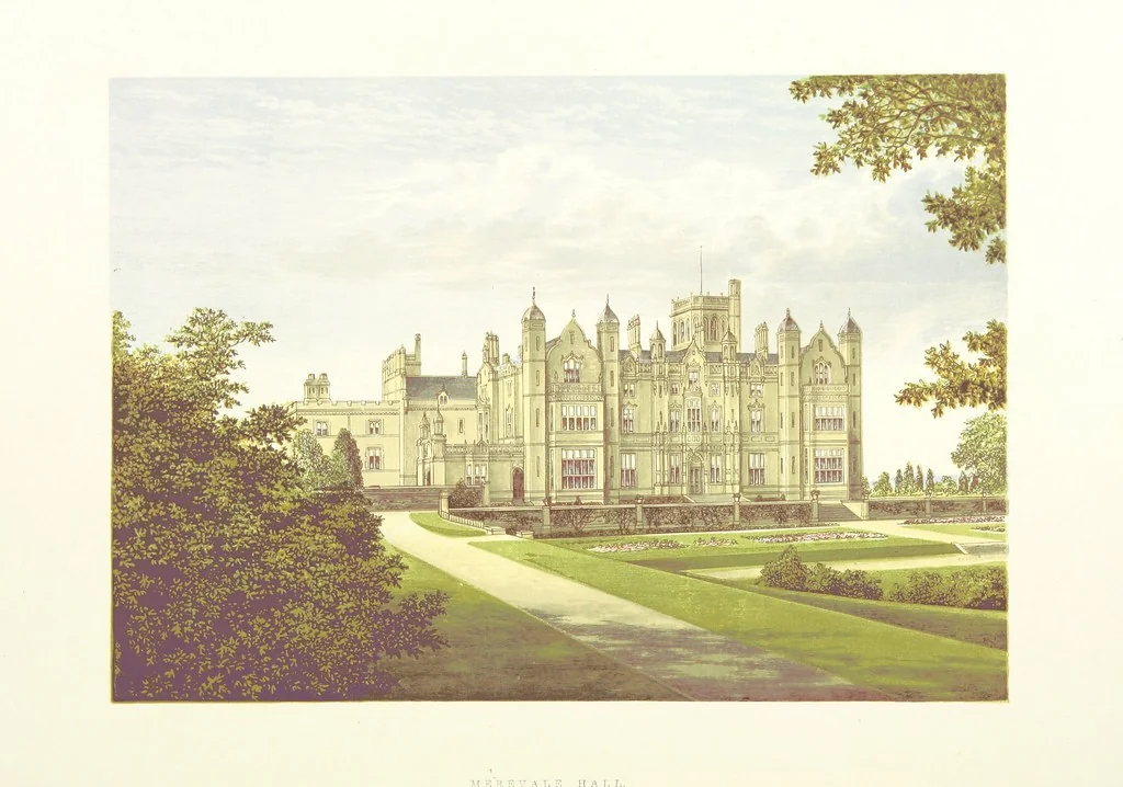 An illustration from The County Seats of the Noblemen and Gentlemen of Great Britain and Ireland. vol. 1, 2. (Vol. 3-5. A Series of Picturesque Views of Seats of the Noblemen ... of Great Britain and Ireland. With descriptive letterpress.), 1866, leaf 130