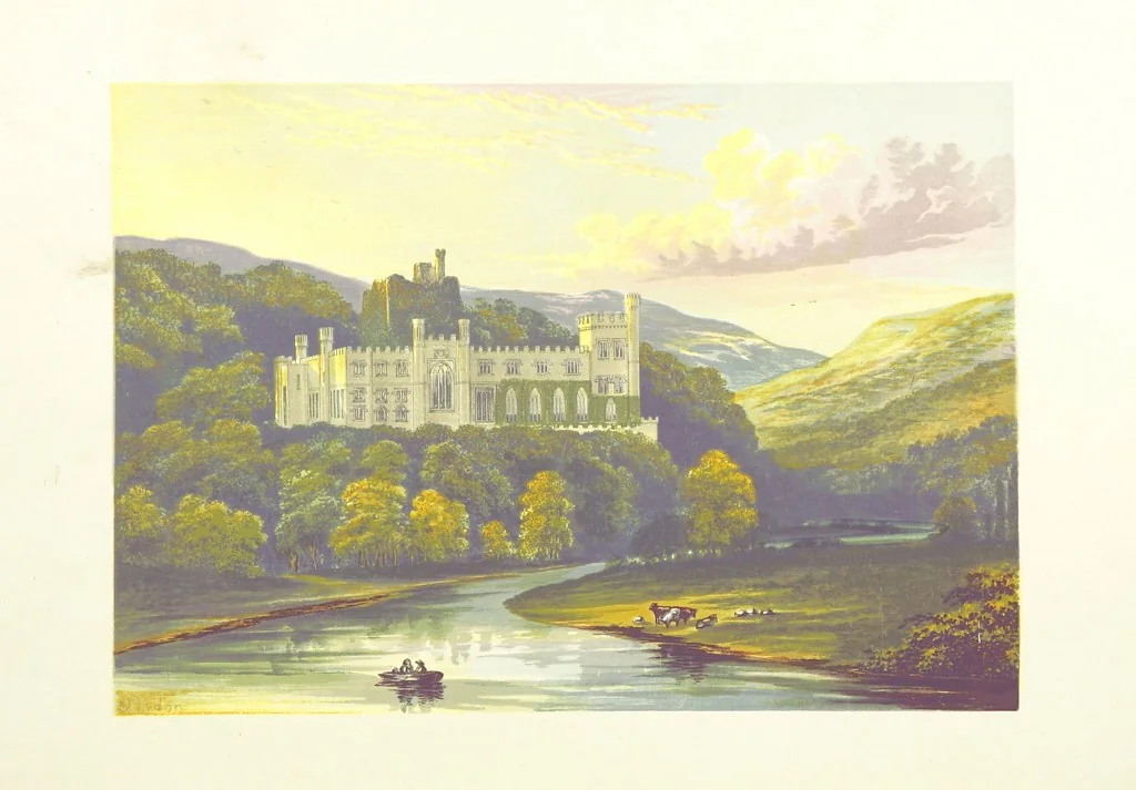 An illustration from The County Seats of the Noblemen and Gentlemen of Great Britain and Ireland. vol. 1, 2. (Vol. 3-5. A Series of Picturesque Views of Seats of the Noblemen ... of Great Britain and Ireland. With descriptive letterpress.), 1866, leaf 172