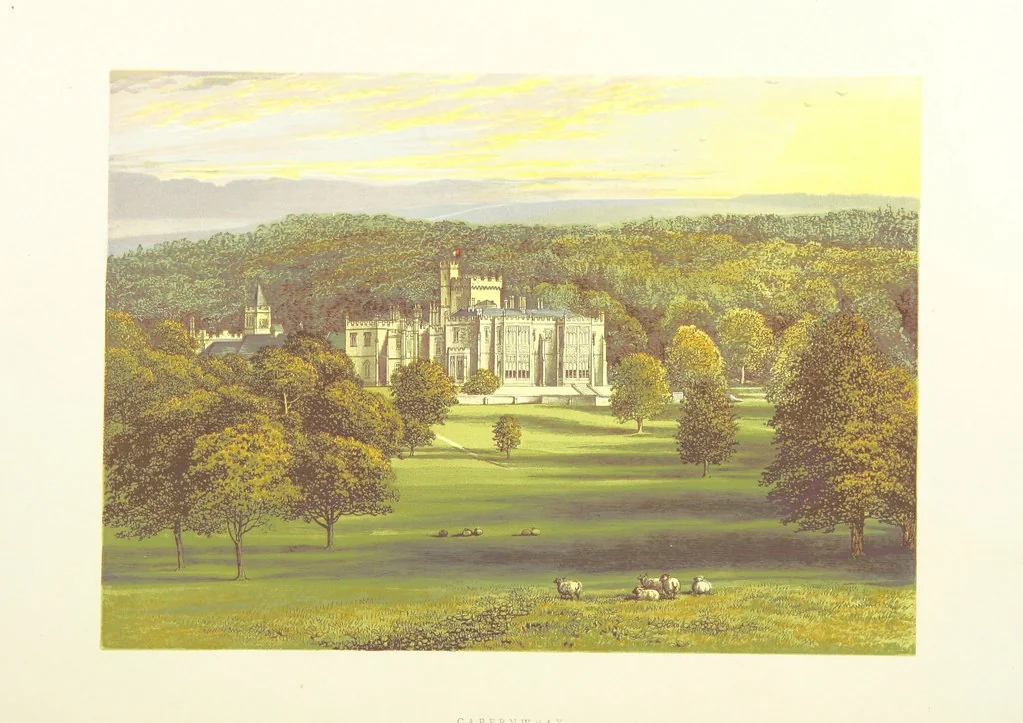 An illustration from The County Seats of the Noblemen and Gentlemen of Great Britain and Ireland. vol. 1, 2. (Vol. 3-5. A Series of Picturesque Views of Seats of the Noblemen ... of Great Britain and Ireland. With descriptive letterpress.), 1866, leaf 204