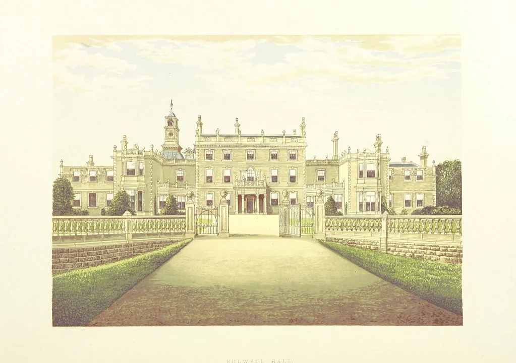 An illustration from The County Seats of the Noblemen and Gentlemen of Great Britain and Ireland. vol. 1, 2. (Vol. 3-5. A Series of Picturesque Views of Seats of the Noblemen ... of Great Britain and Ireland. With descriptive letterpress.), 1866, leaf 208