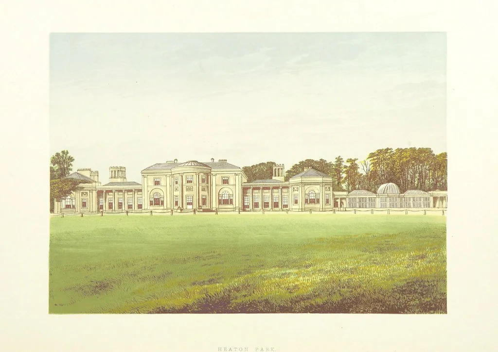 An illustration from The County Seats of the Noblemen and Gentlemen of Great Britain and Ireland. vol. 1, 2. (Vol. 3-5. A Series of Picturesque Views of Seats of the Noblemen ... of Great Britain and Ireland. With descriptive letterpress.), 1866, leaf 216