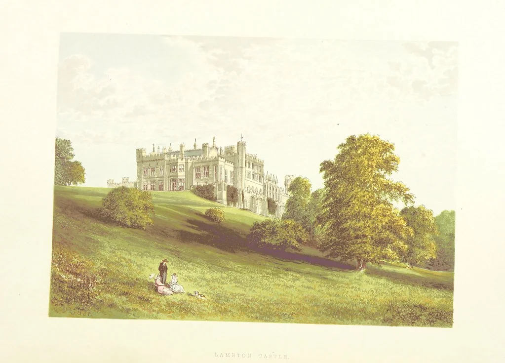An illustration from The County Seats of the Noblemen and Gentlemen of Great Britain and Ireland. vol. 1, 2. (Vol. 3-5. A Series of Picturesque Views of Seats of the Noblemen ... of Great Britain and Ireland. With descriptive letterpress.), 1866, leaf 22