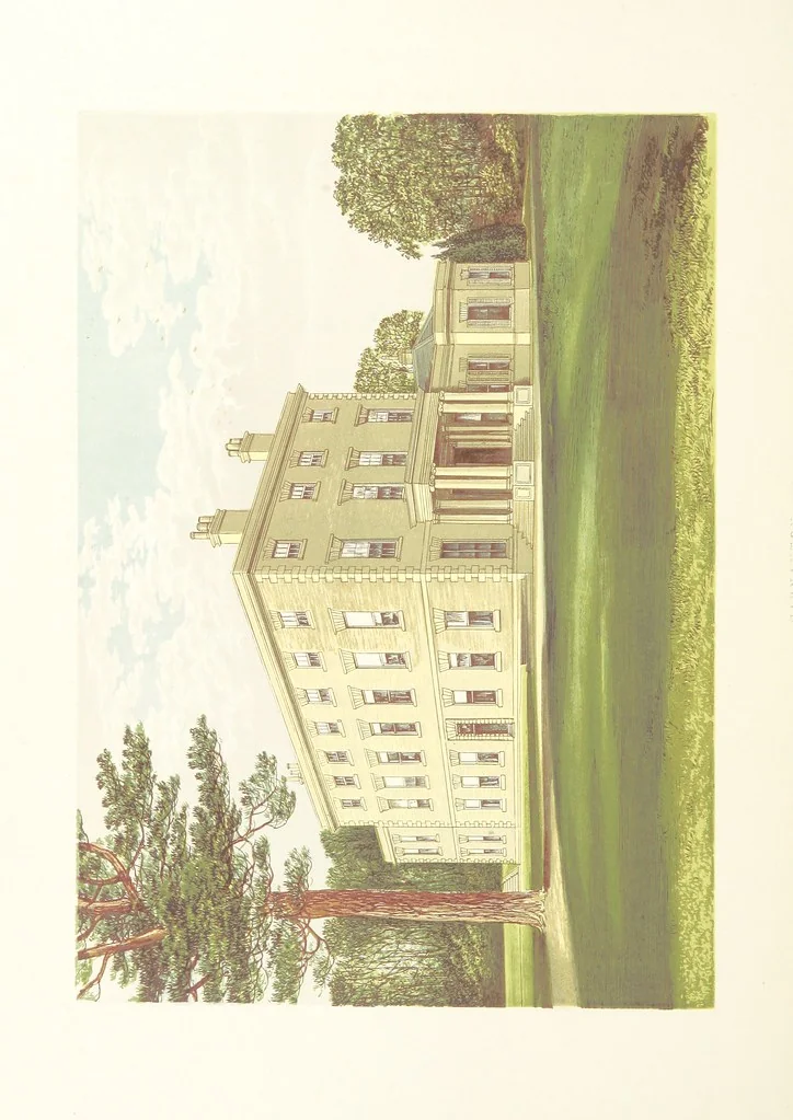 An illustration from The County Seats of the Noblemen and Gentlemen of Great Britain and Ireland. vol. 1, 2. (Vol. 3-5. A Series of Picturesque Views of Seats of the Noblemen ... of Great Britain and Ireland. With descriptive letterpress.), 1866, leaf 224