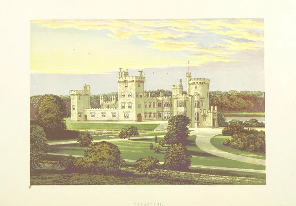 An illustration from The County Seats of the Noblemen and Gentlemen of Great Britain and Ireland. vol. 1, 2. (Vol. 3-5. A Series of Picturesque Views of Seats of the Noblemen ... of Great Britain and Ireland. With descriptive letterpress.), 1866, leaf 228